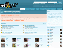 Tablet Screenshot of netapet.com